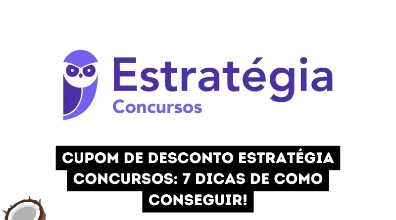 Cupom de desconto Estratégia Concursos